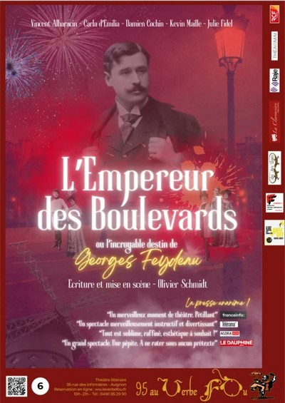 Affiche du spectacle L'empereur des boulevards